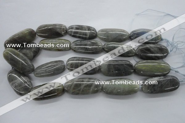 CLB136 15.5 inches 20*40mm oval labradorite gemstone beads