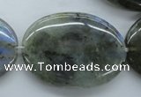 CLB137 15.5 inches 30*40mm oval labradorite gemstone beads