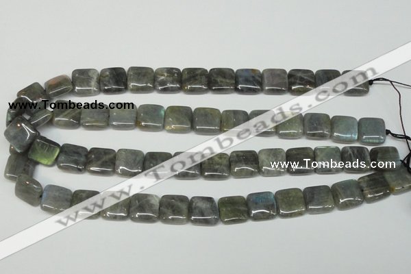 CLB164 15.5 inches 14*14mm square labradorite gemstone beads