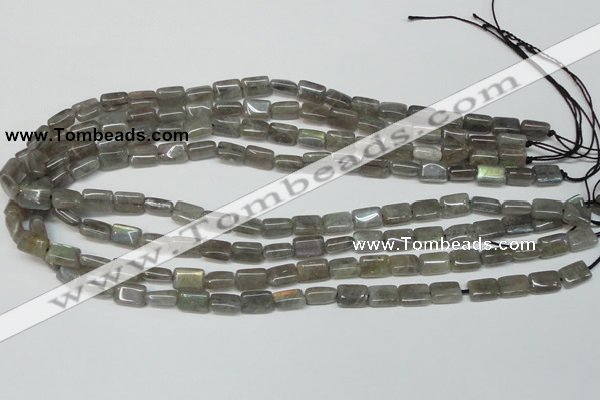 CLB165 15.5 inches 7*10mm rectangle labradorite gemstone beads