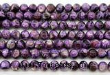 CLB2022 15 inches 10mm round purple lepidolite gemstone beads