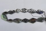 CLB220 15.5 inches 18*25mm - 25*35mm freeform labradorite beads