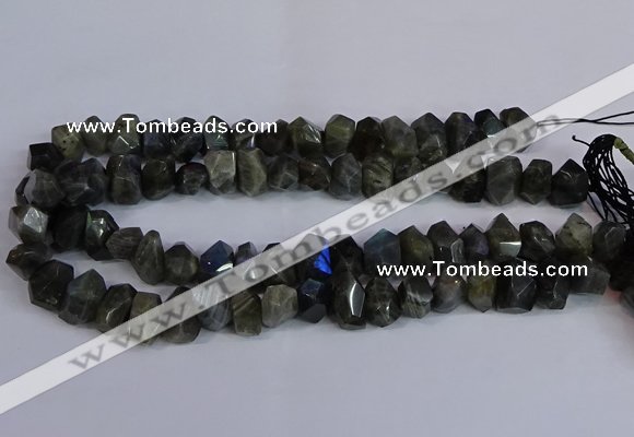 CLB232 15.5 inches 10*14mm - 13*18mm faceted nuggets labradorite beads