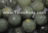 CLB25 15.5 inches 14mm faceted round labradorite gemstone beads