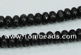 CLB301 15.5 inches 5*8mm rondelle black labradorite gemstone beads