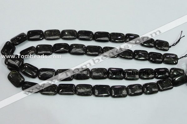 CLB310 15.5 inches 13*18mm rectangle black labradorite gemstone beads