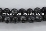 CLB352 15.5 inches 8mm round black labradorite beads wholesale