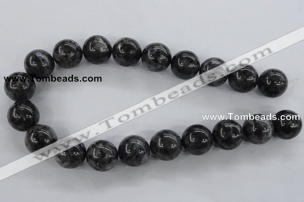 CLB358 15.5 inches 20mm round black labradorite beads wholesale