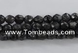 CLB361 15.5 inches 8mm faceted round black labradorite beads wholesale