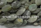 CLB41 15.5 inches 10*14mm faceted oval labradorite gemstone beads