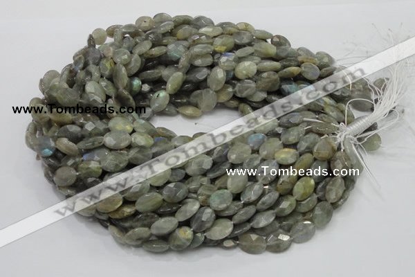 CLB41 15.5 inches 10*14mm faceted oval labradorite gemstone beads