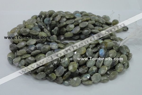 CLB42 15.5 inches 12*16mm faceted oval labradorite gemstone beads