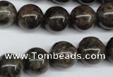 CLB435 15.5 inches 14mm round grey labradorite beads wholesale