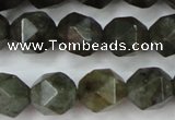 CLB453 15 inches 10mm faceted nuggets labradorite gemstone beads