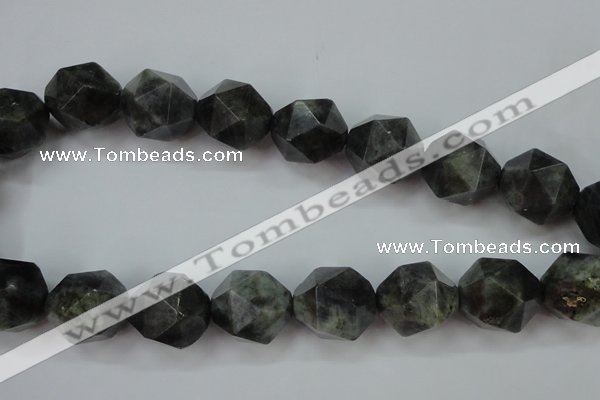 CLB458 15 inches 20mm faceted nuggets labradorite gemstone beads