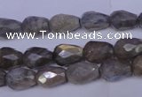 CLB502 15.5 inches 8*12mm faceted teardrop labradorite beads