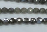 CLB512 15.5 inches 8mm faceted round labradorite gemstone beads