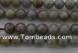 CLB600 15.5 inches 4mm round AB-color labradorite beads