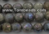 CLB613 15.5 inches 10mm faceted round AB-color labradorite beads