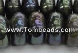 CLB622 15.5 inches 10*20mm rondelle AB-color labradorite beads