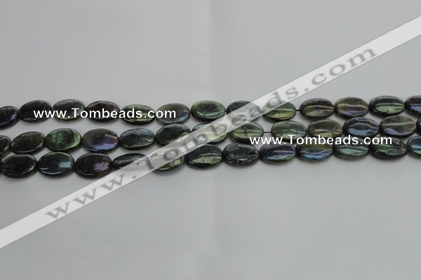 CLB648 15.5 inches 10*14mm oval AB-color labradorite beads