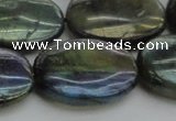 CLB654 15.5 inches 25*35mm oval AB-color labradorite beads