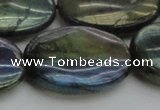 CLB655 15.5 inches 30*40mm oval AB-color labradorite beads