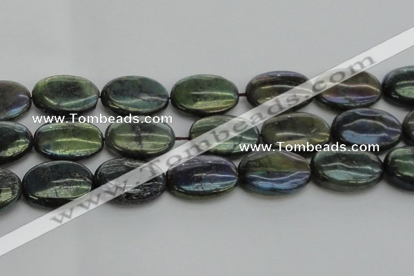 CLB655 15.5 inches 30*40mm oval AB-color labradorite beads