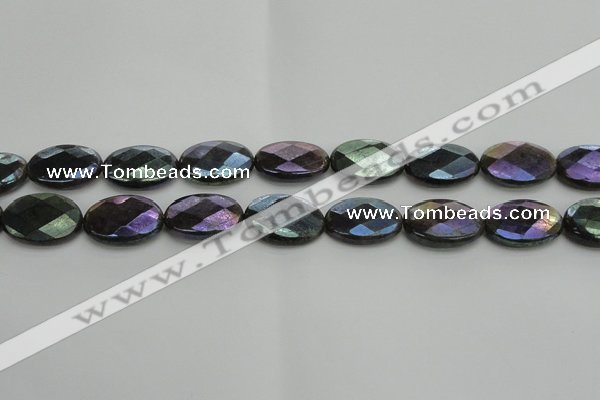 CLB659 15.5 inches 12*16mm faceted oval AB-color labradorite beads