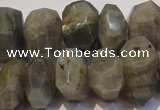 CLB700 15.5 inches 13*18mm - 14*20mm faceted nuggets labradorite beads