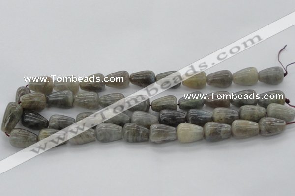 CLB719 15.5 inches 8*12mm teardrop labradorite gemstone beads