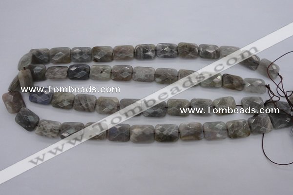 CLB749 15.5 inches 10*14mm faceted rectangle labradorite gemstone beads