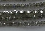 CLB795 15.5 inches 2*3mm faceted rondelle labradorite beads