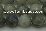 CLB864 15.5 inches 12mm faceted round AB grade labradorite beads