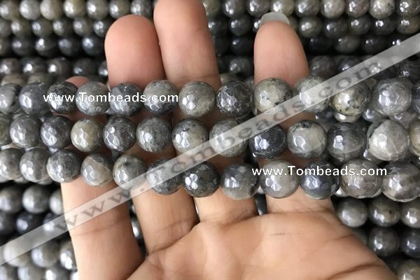 CLB883 15.5 inches 10mm faceted round AB-color labradorite beads