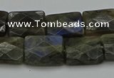 CLB962 15.5 inches 13*18mm faceted rectangle labradorite beads