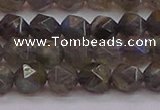 CLB973 15.5 inches 10mm faceted nuggets labradorite gemstone beads