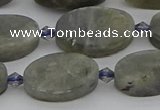 CLB977 15.5 inches 12*20mm oval labradorite gemstone beads