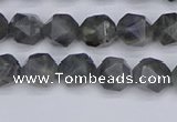 CLB986 15.5 inches 6mm faceted nuggets labradorite beads wholesale