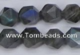 CLB989 15.5 inches 12mm faceted nuggets labradorite beads wholesale