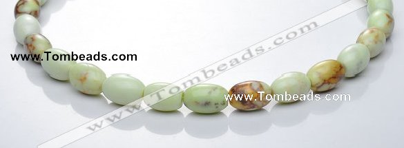 CLE02 16 inch 10*14mm rice lemon turquoise stone beads Wholesale