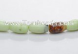 CLE06 4*8mm rice lemon turquoise gemstone beads Wholesale