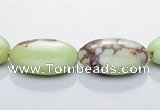 CLE09 oval 13*18mm  lemon turquoise gemstone beads Wholesale