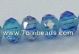 CLG41 14 inches 8*10mm faceted rondelle handmade lampwork beads