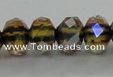 CLG43 14 inches 8*10mm faceted rondelle handmade lampwork beads