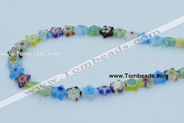 CLG513 16 inches 10*10mm star lampwork glass beads wholesale