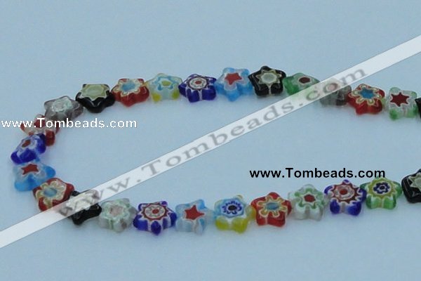 CLG514 16 inches 12*12mm star lampwork glass beads wholesale