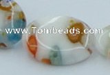 CLG526 16 inches 13*18mm oval lampwork glass beads wholesale