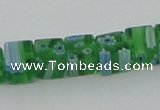 CLG561 16 inches 6*6mm cube lampwork glass beads wholesale