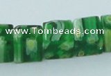 CLG565 16 inches 8*8mm cube lampwork glass beads wholesale